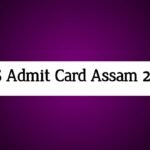 NMMS Admit Card Assam 2025